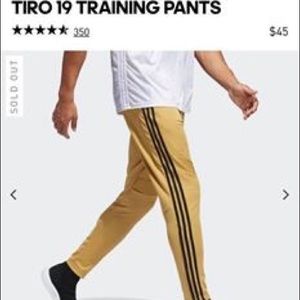 Men’s Adidas Tiro Training Pants XL